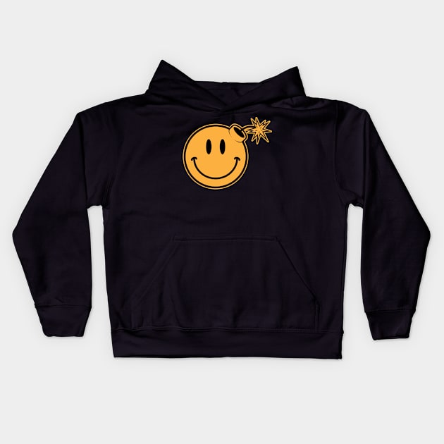 The Happy Bomb Kids Hoodie by Daribo